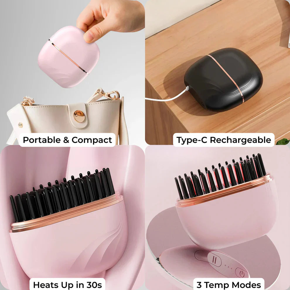 Mini Wireless Hair-Straightener